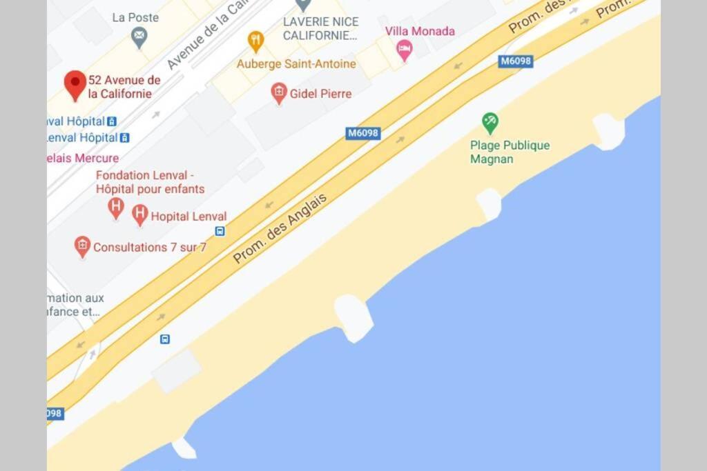 Studio Climatise, 50 M De La Prom, Wifi Nice Exterior photo